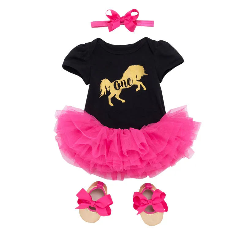 Baby Girl First Birthday Outfits Brand Summer Baby Sets Toddler Girl