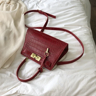 Новые роскошные женские сумки высокого качества кожаные дизайнерские поясные сумки с ремнем на плечо женская сумка через плечо сумки - Цвет: Mini Red