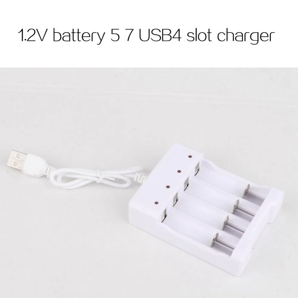 Зарядное устройство для аккумуляторов AA AAA 4 порта зарядное с usb разъемом