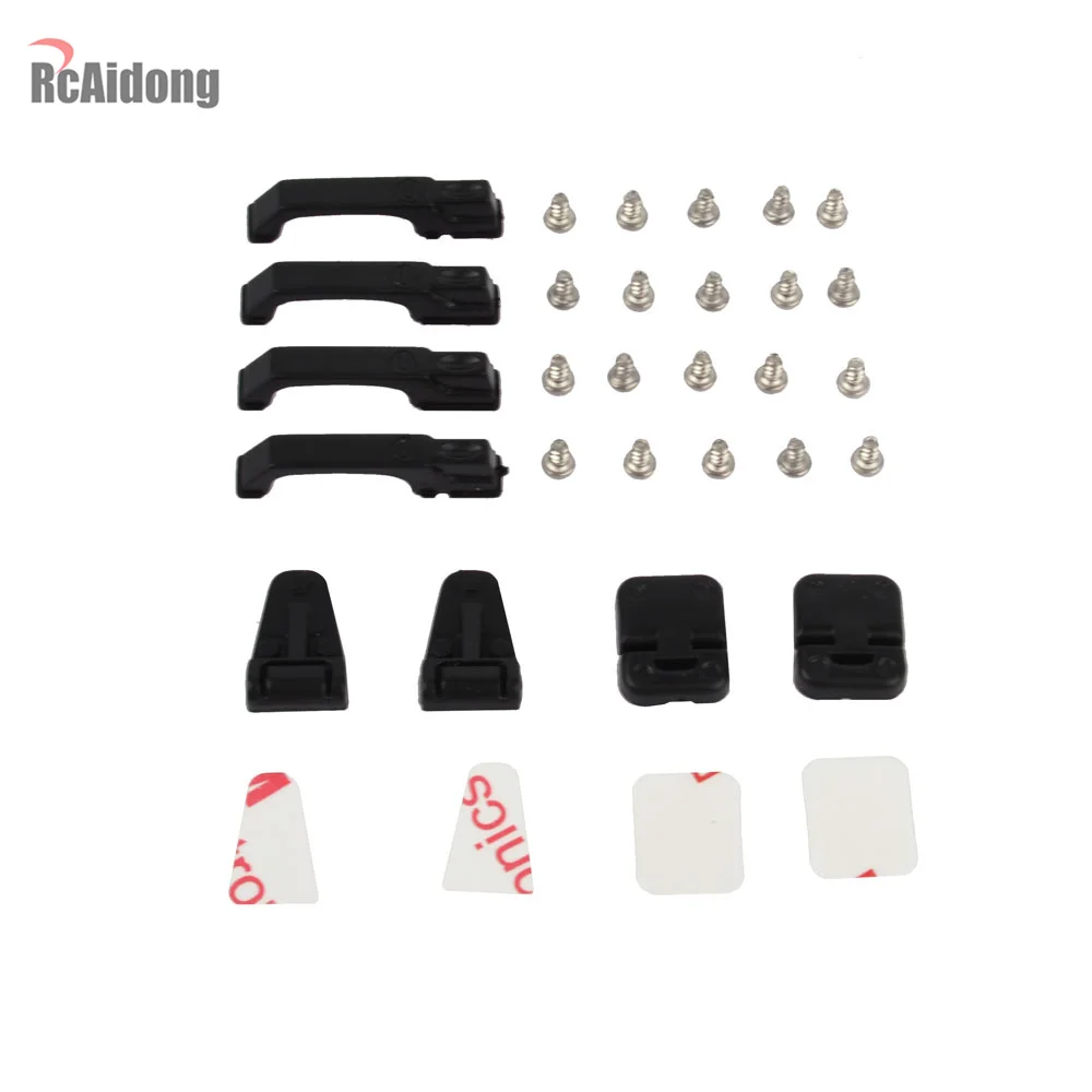

RC 1/10 Plastic Door Hinges & Door Handles & Engine Cover Hinge for 1:10 RC Crawler Traxxas TRX-4 TRX4 D90 D110 Car