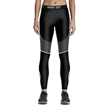 Женские спортивные черные штаны в полоску, плюс размер, в горошек, с 3D принтом, для бега, тренажерного зала, Экипировка для йоги, брюки, S до 4xl, спортивные Леггинсы в стиле панк