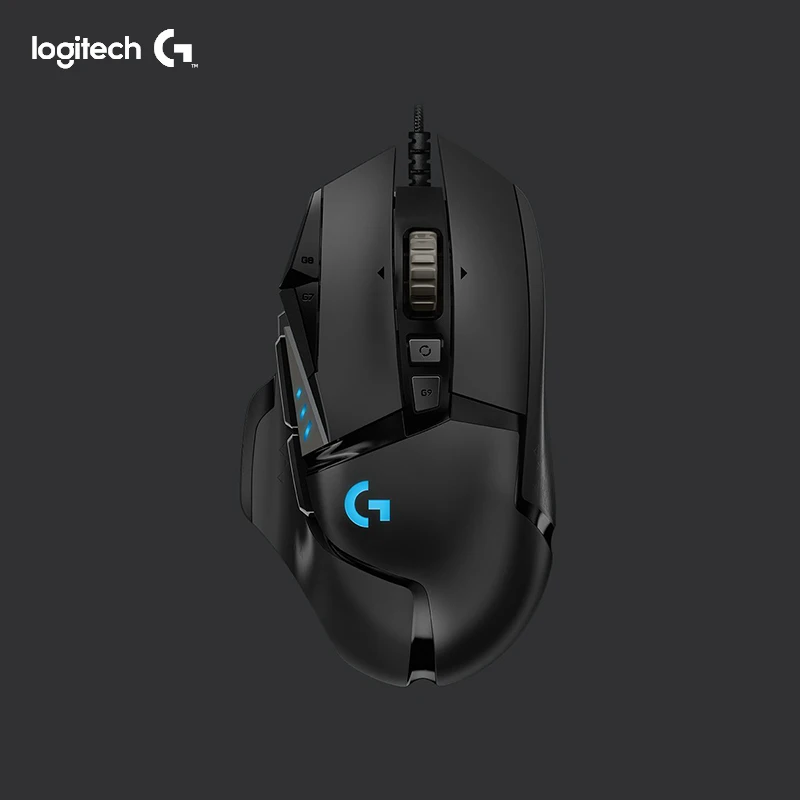 Проводная игровая мышь Logitech G502 HERO сенсор LIGHTSYNC RGB с 16000 DPI программируемая