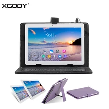 Origional XGODY B960 10 Inch Tablet PC 3G Unlock Dual Sim MTK Quad Core 1G+16G Android 6.0 10.1 Phone Call Tablets with Keyboard
