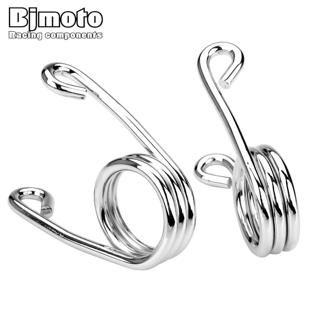 Bjmoto Coppia Moto Sedile Singolo 2.5 "Pollici Molle Staffa Di Montaggio Per Honda Yamaha Kawasaki Suzuki Chopper Bobber