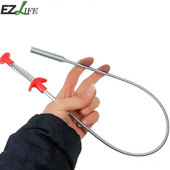 

EZLIFE New 60cm Long Flexible Sink Claw Kitchen Cleaning Tools Sink Pick Up Narrow Bend Curve Grabber Tool With Spring Grip