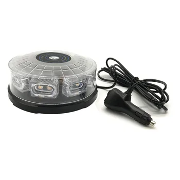 

16 LED 14 Flashing Modes 12V/24V Car Truck roof Emergency Flasher Strobe Warning Light Beacon led Day Running Flash Police lamp
