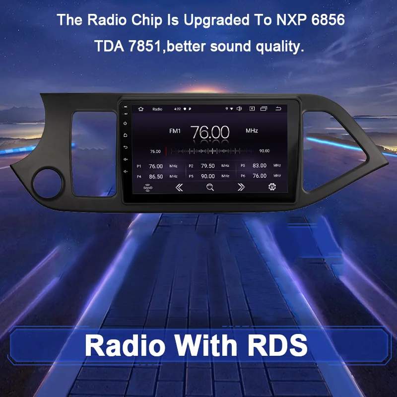 Discount FUNROVER android 9.0 2.5D+IPS car dvd player For KIA Picanto Moring 2011-2017 radio gps navigation stereo multimedia DSP wifi BT 2