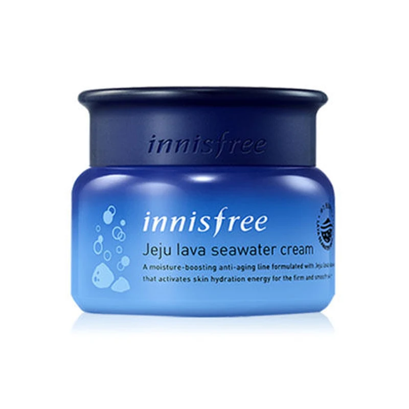 Jeju Lava Seawater Cream 50 мл Ceramide крем укрепляющий Сыворотка увлажняющая антивозрастная для очистки пор и отбеливания уход за кожей Корея Косметика