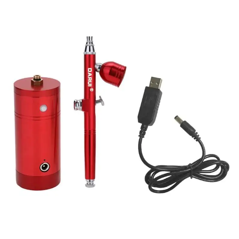 

1pc Mayitr Dual Action Gravity Feed 0.3mm Nozzle Spray Airbrush Nail Art Paint Tattoo