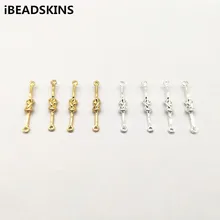 Nouveauté! 29X5mm 100 pièces breloque en forme de torsion pour boucle d'oreille/boucles d'oreilles accessoires/pièces de boucle d'oreille/bijoux faits à la main bricolage
