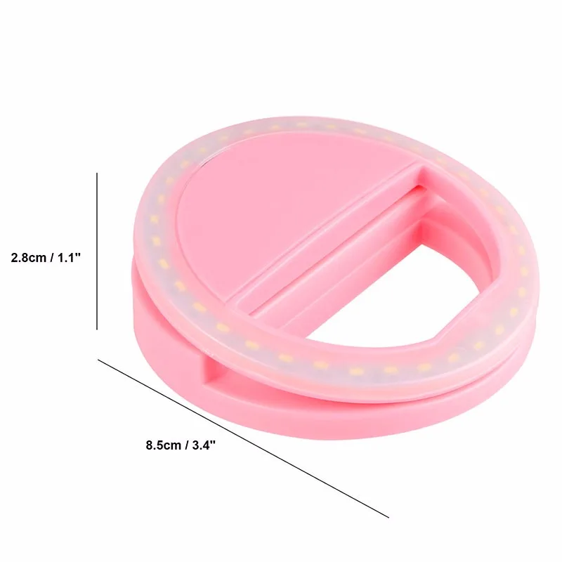 Универсальный кольцевой светильник для селфи, портативная вспышка, 36 ...