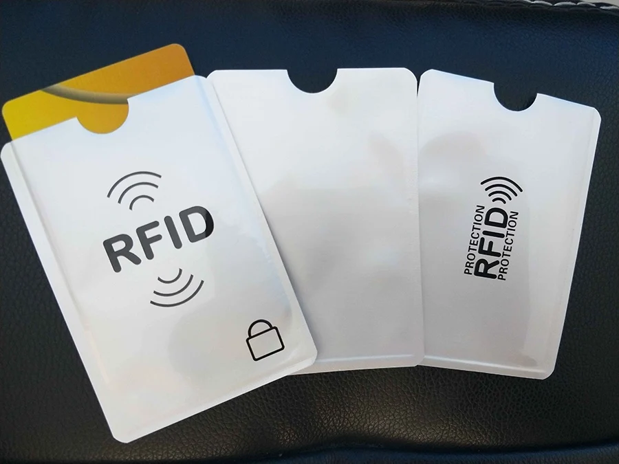 5 шт. Анти Rfid Блокировка ридер замок держатель для карт ID банк чехол для Карт Rfid защита металлический кредитный держатель для карт алюминиевый porte carte