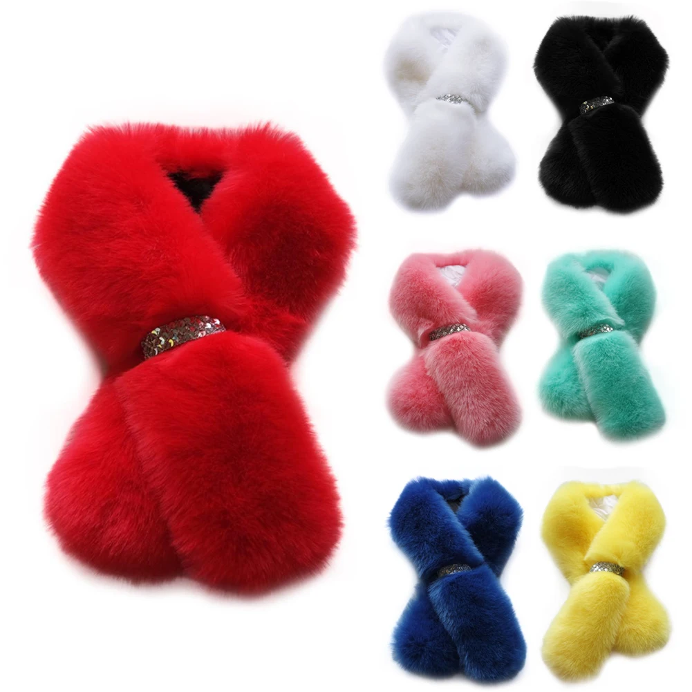 High Quality Fashion Fur Scarf Women�s Scarves Winter