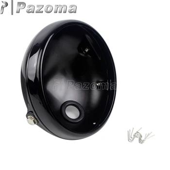 

7 Inch Motorcycle Headlamp Shell 7" Motorbike Led Headlight Housing Bucket Trim Ring For Harley Honda Yamaha YBR125 YBR 125