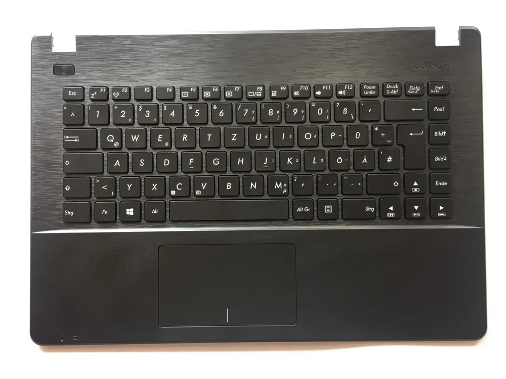 black and white GR Germany Laptop keyboard for ASUS X451 X451E X451M X451C X451E1007CA topcase GR keyboard Palmrest Upper Cover