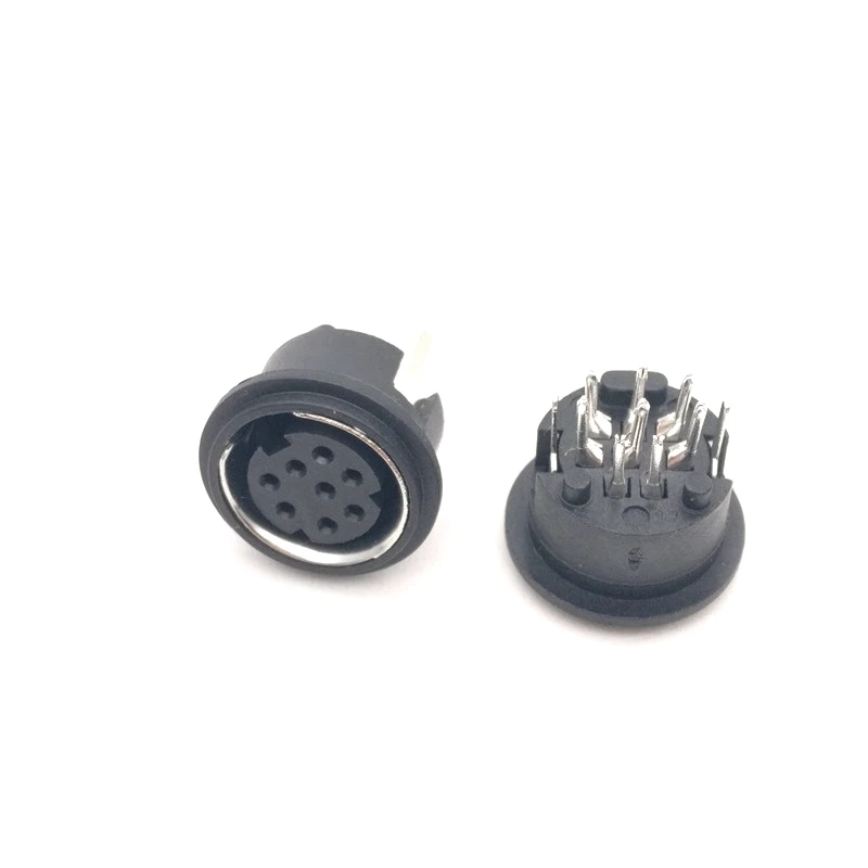 200 шт./лот S терминал/гнездо гнездовой разъем PS2 6P 6Pin Round DIP|ps2 connector|jack connectordip connectors |