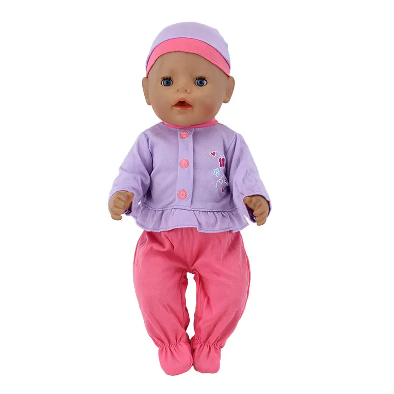 15 Стильная Одежда для куклы 43 см, лучший подарок на день рождения для детей(продается только одежда