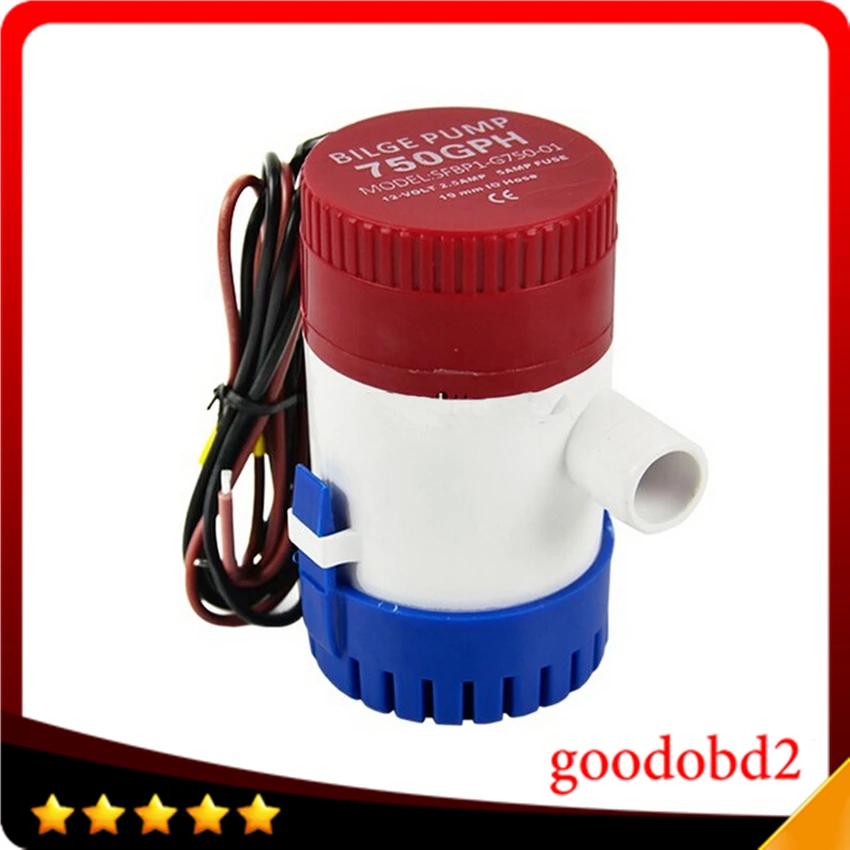 

Industry Bilge pump 12V 750GPH small submersible pumps 12V DC water pump - Fountain garden Yacht drainage Cleaning farming