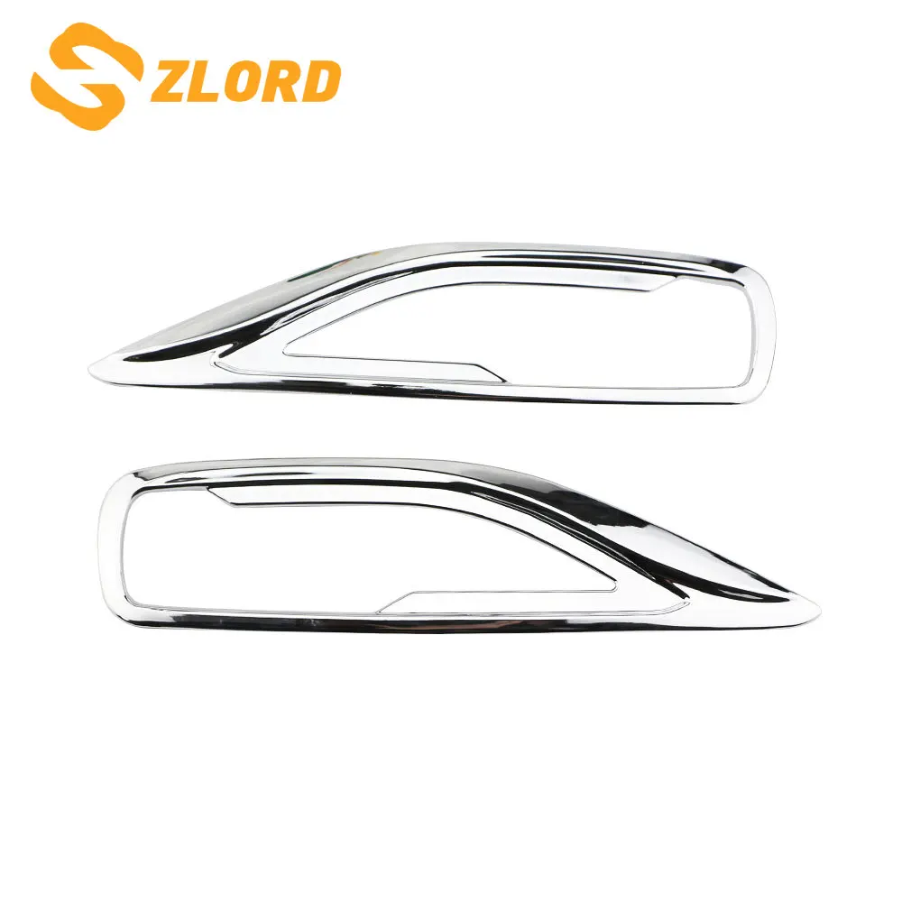 

Zlord Car Rear Fog Light Cover for Toyota FORTUNER SW4 2016 2017 2018 2019 ABS Chrome Car Fog Lamps Cover Trim Parts