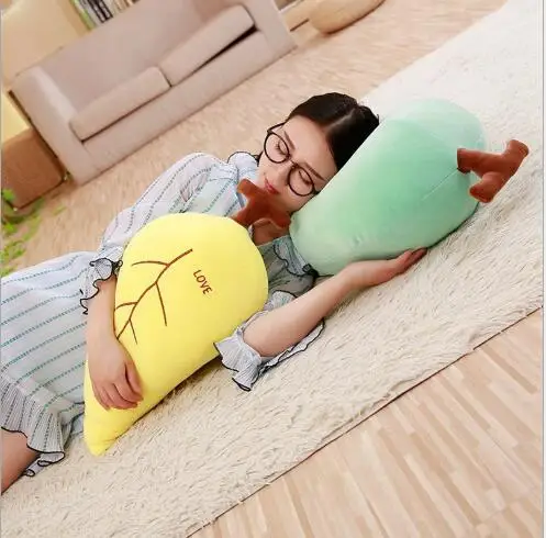 WYZHY лист кукла подушка плюшевые игрушки диван украшения, чтобы отправить друзей и детей подарки 60 см