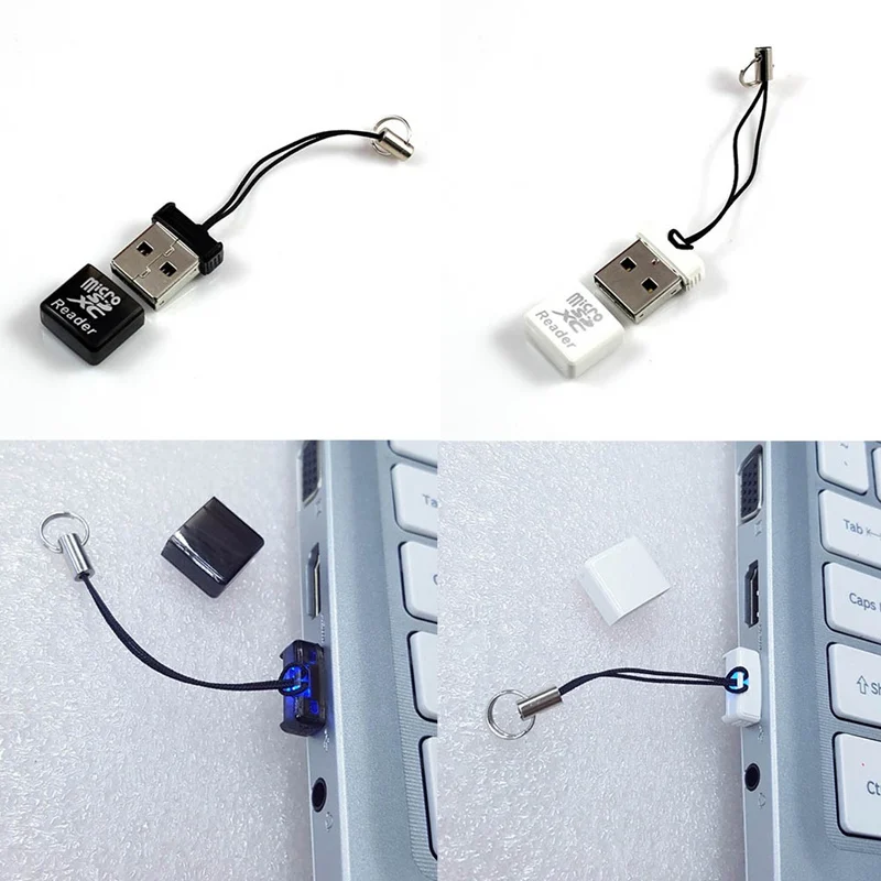 1 шт. горячая Распродажа мини Супер Скоростной USB 2 0 Micro SD/SDXC TF кардридер адаптер