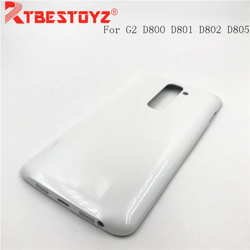 RTBESTOYZ черные и белые Батарея крышка Корпус для LG G2 D800 D801 D802 D805 задний чехол с
