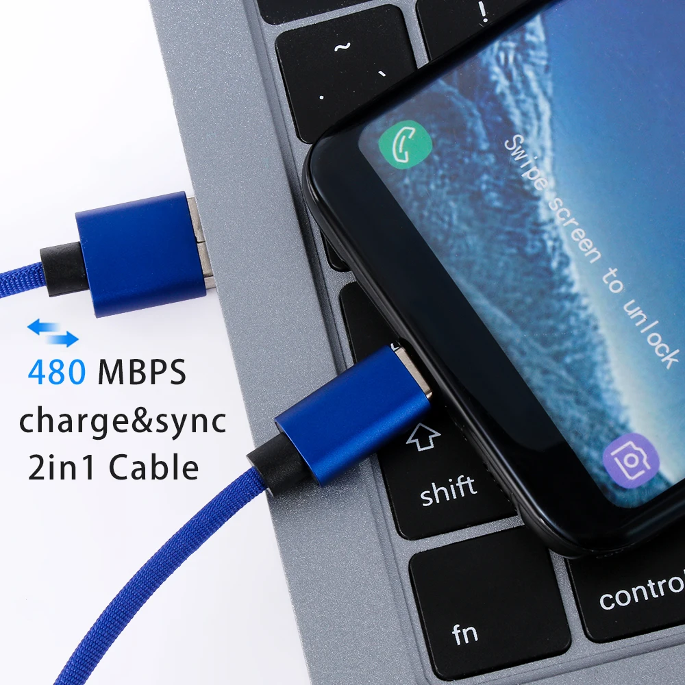 1 шт. кабель type-C USB C 3,1 Быстрая зарядка 2 а кабель для передачи данных Android Быстрая зарядка для samsung Xiaomi Redmi Note 7 2 м длинный шнур провод