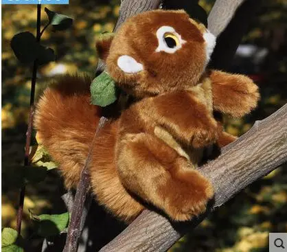 

cute brown squirrel doll about 18cm plush toy,soft toy birthday gift Christmas gift h2930