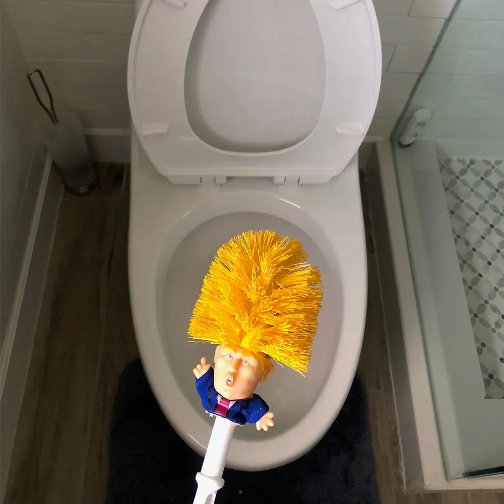 Дональд Трамп туалетные принадлежности Инструменты для уборки ванной комнаты щетка для туалета Трамп щетка для туалета дом, отель, ванная комната аксессуары для уборки