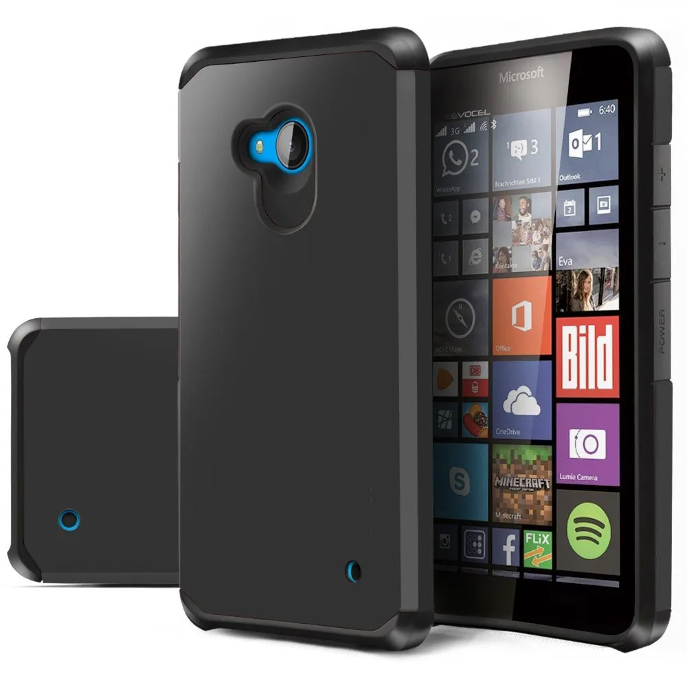 Hybrid TPU + Plastic Matte Shockproof Hard Case For Microsoft Nokia Lumia 640 Cover Protective Cases Shell Skin Fundas |