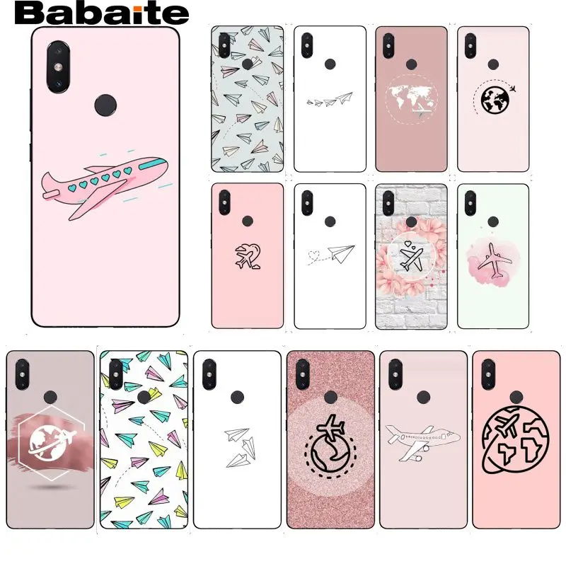 

Babaite Travel the world paper plane aircraft Phone Case for Xiaomi Mi 6 Mix2 Mix2S Note3 8 8SE Redmi 5 5Plus Note4 4X Note5