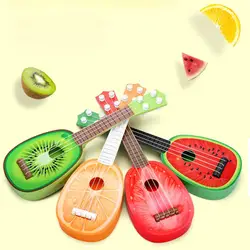 Лидер см продаж 32 см 4 Строка Гавайские гитары укулеле Творческий малыш GiftsCute мини фрукты может играть Музыкальные инструменты для детей