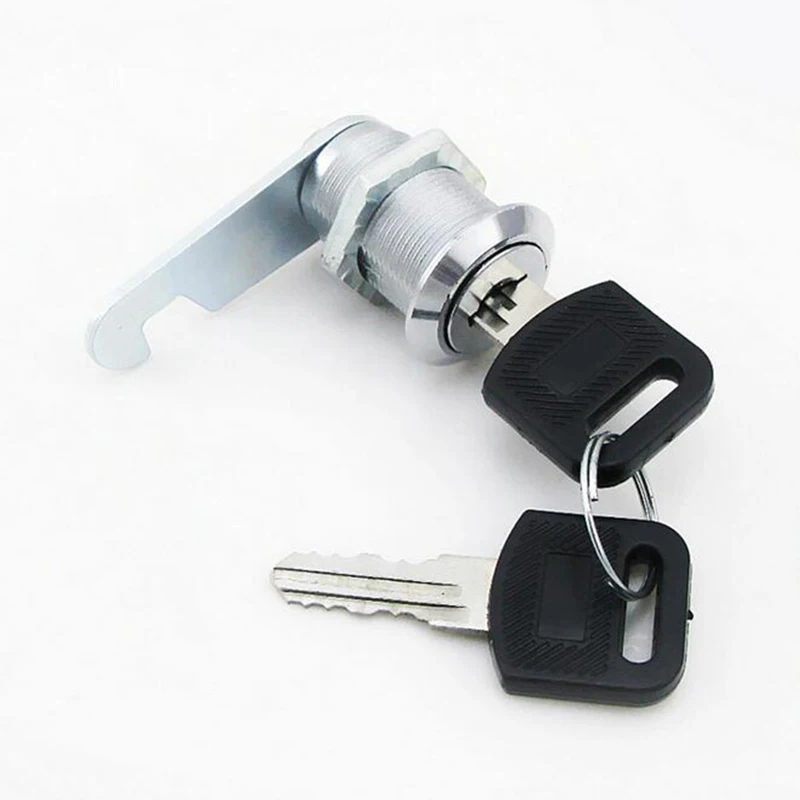 

Cam Lock For Door Cabinet Mailbox Drawer Locker Keys Forcer Security Home Automation Locks 16mm