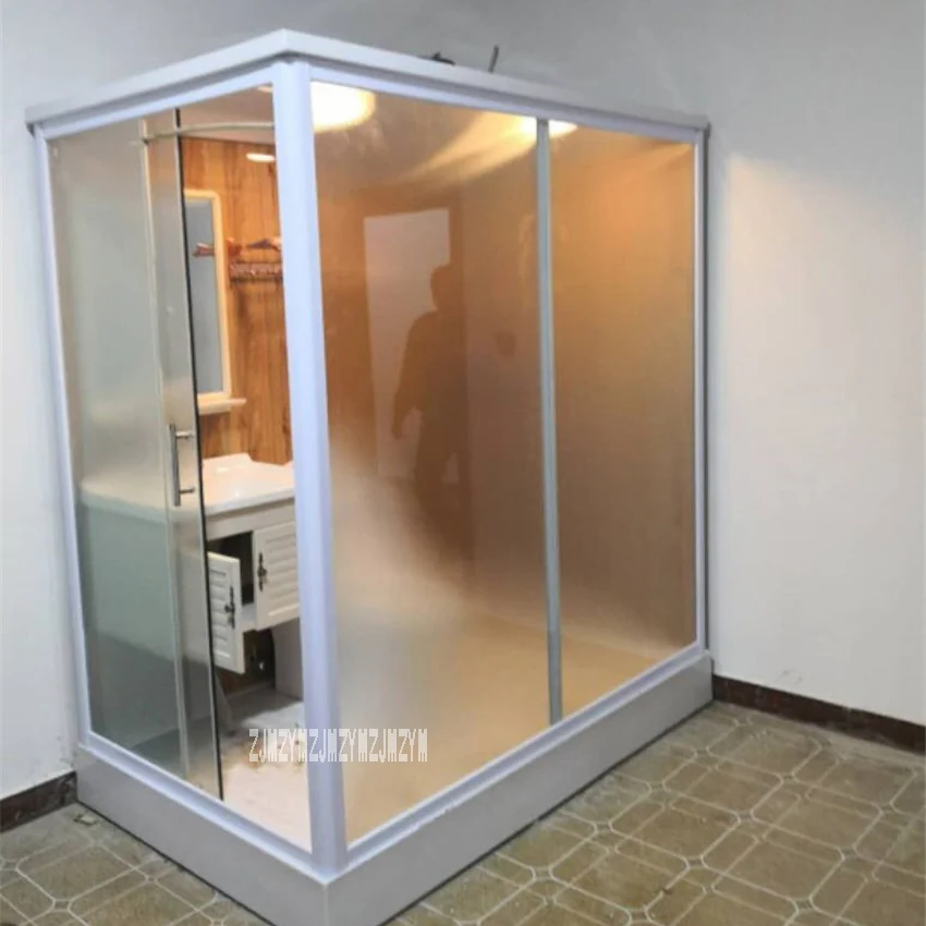 809F душевые корпуса ванная комната сухой и влажной разделения интегрированный душ из закаленного стекла кабины с туалетом 220 В 10 Вт