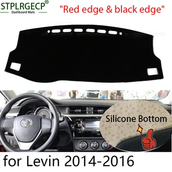 

Stplrgecp Top Quality Double layer Dash Mat Dashmat Dashboard Cover Sun Shade Dash Board Cover Carpet for toyota levin