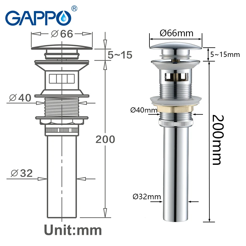 GAPPO дренажные фильтры для умывальника дренаж для раковины ванной комнаты душевой фильтр для слива всплывающая Крышка для раковины ванной