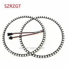 WS2812B пиксельное кольцо 60 светодиодный s 172 мм WS2812 SK6812 5050 цветное светодиодное кольцо WS2811 ic встроенный RGB DC5V