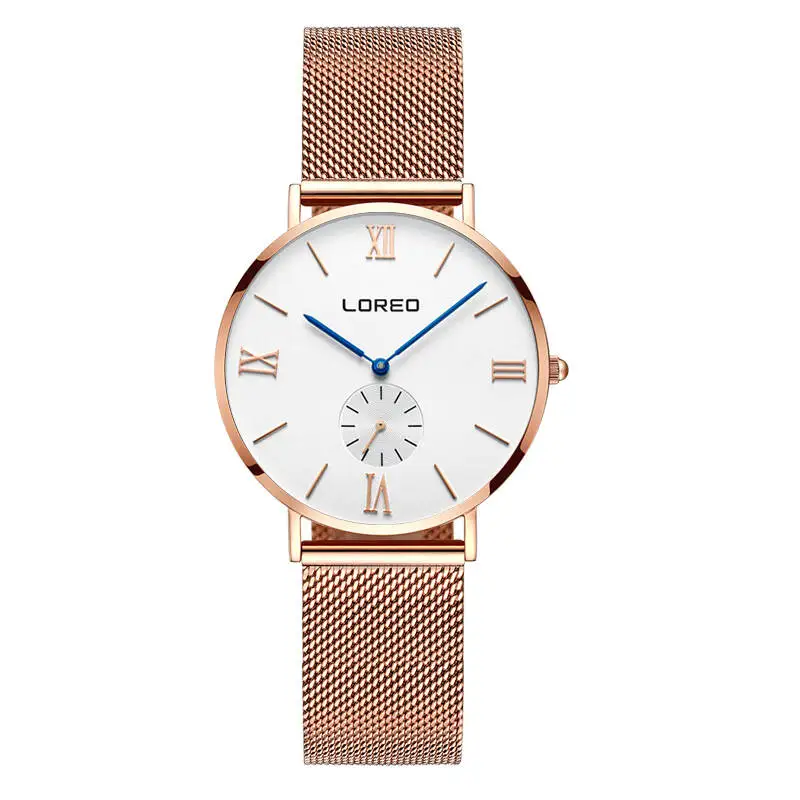 

LOREO 5108 Germany bauhaus watches Women Watches Fashion Quartz Ladies Watch Dress Clock Wristwatch Lovers Relogio Feminino