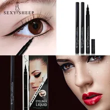 Sexysheep водостойкая черная жидкая подводка для глаз карандаш для макияжа с большими глазами Стойкая подводка для глаз гладкая быстросохнущая косметика для глаз