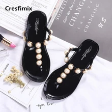 Для женщин мода свет Вес желе черные шлепанцы леди Повседневное высокое качество Пляжные Сланцы классные шлепки Femmes щипцы E414