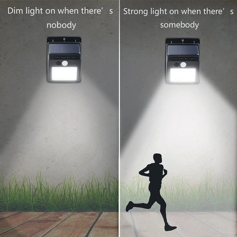 

IP65 Solar Panel Light 30 LEDs Split Separate PIR Motion Sensor Outdoor Garden Waterproof Powered Wall Solar Light