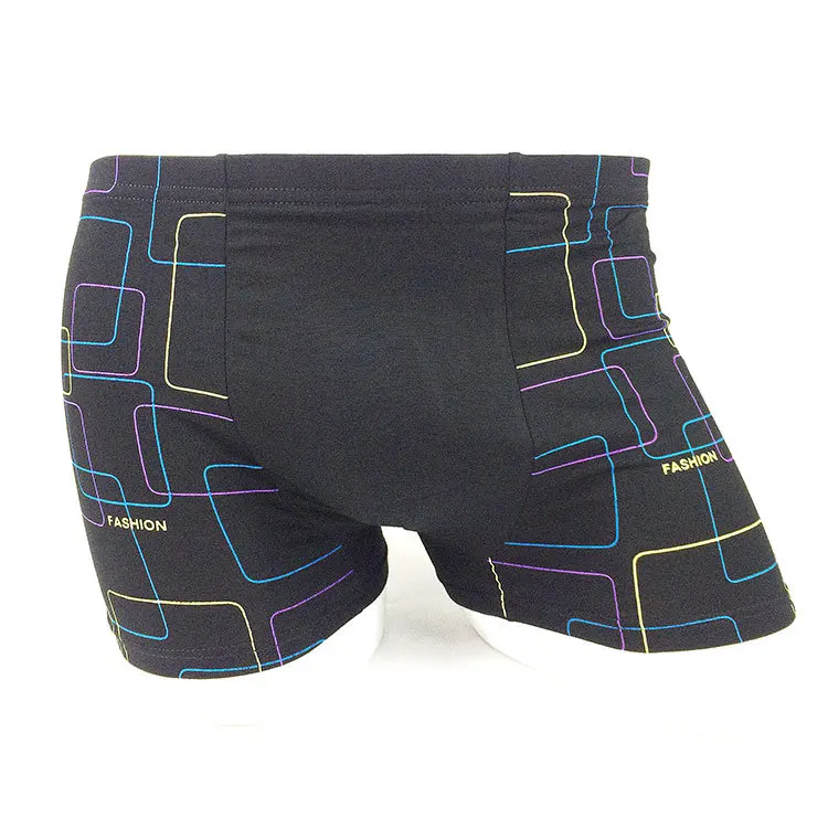 

panties XL-5XL Men's Underwear Bamboo Fiber Quarter Shorts Wharf Flat Pants Elastic Loose Men's Underwear
