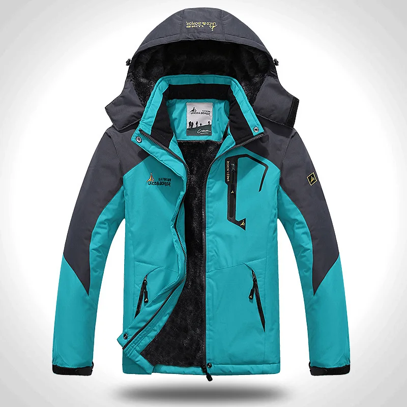 Jaqueta de Esqui à Prova Água de Montanha Masculina à Prova Caminhadas para Baixo Dwindproof Vento Chuva Jaquetas Inverno Neve Snowboard Calor Térmico Cabolsa Terno 12 Jaq. caminhada