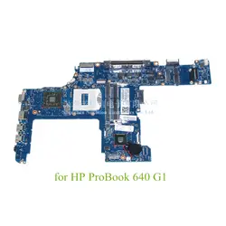 744010-601 744010-001 для HP ProBook 640 G1 Материнская плата ноутбука 14 дюймов AMD Radeon HD 8750 м intel GMA HD 4400 DDR3L