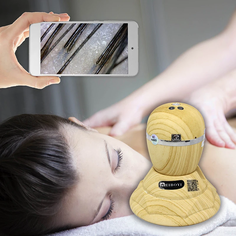 800x 3MP Wireless WIFI Skin Scalp Detector Digital Microscope with 6LED for Hair Follicle Tester Beauty Salon Care Facial Test 800x 3MP Wireless WIFI Skin Scalp Detector Digital Microscope with 6LED for Hair Follicle Tester Beauty Salon Care Facial Test