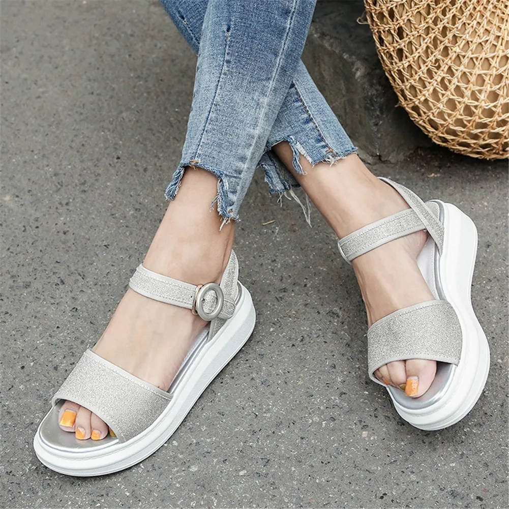 

Lapolaka brand fashion summer sandals ladies flat platform bling women shoes woman casual sandals girl shoes female