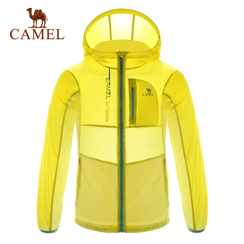 

CAMEL Outdoor Sports children skin clothing Windbreaker Light Weigh Sun-Protective Jackets Waterproof Skin Coat Quick Dry
