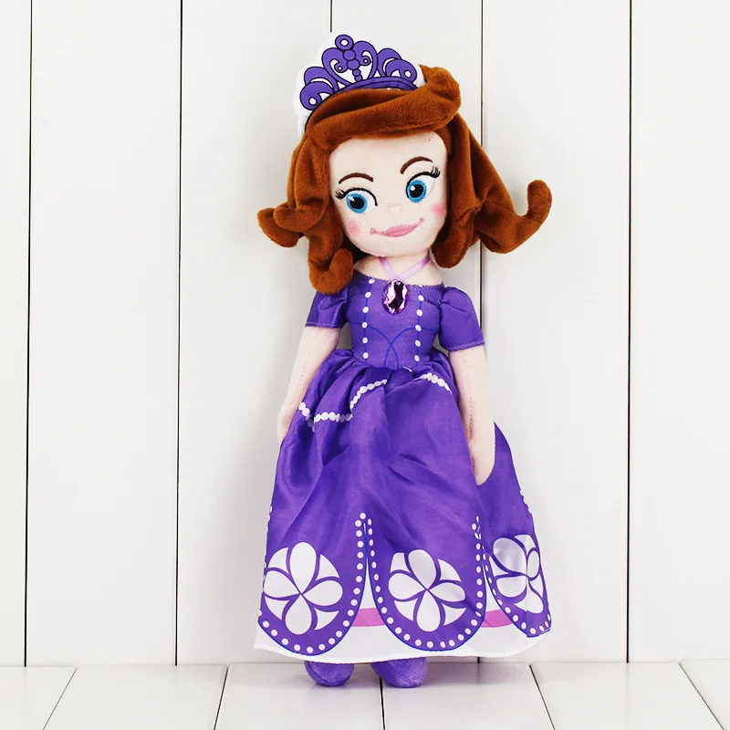 

35cm Princess Sophia Plush Toy Big Size Soft Stuffed Doll Gift for Children