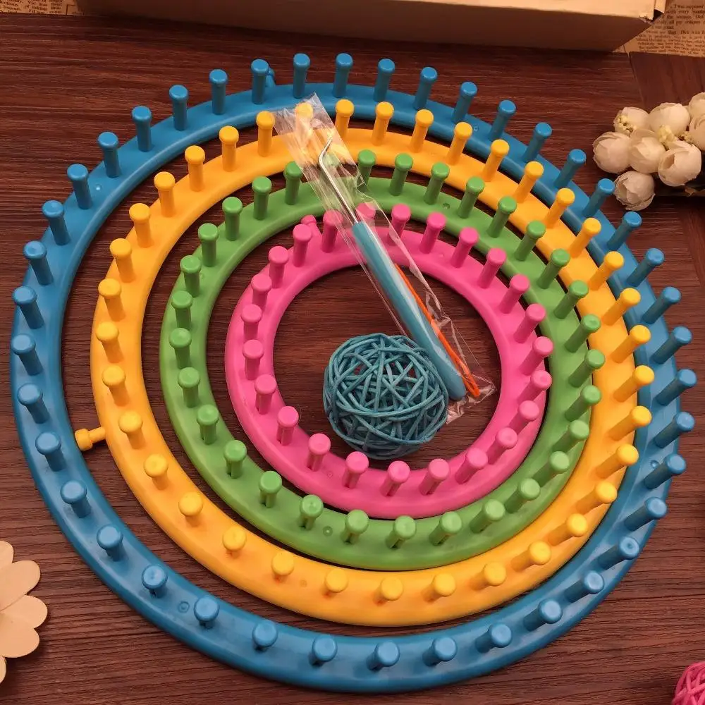 Free Shipping Colorful circular knitting loom 4 sizes 14cm,19cm,24cm