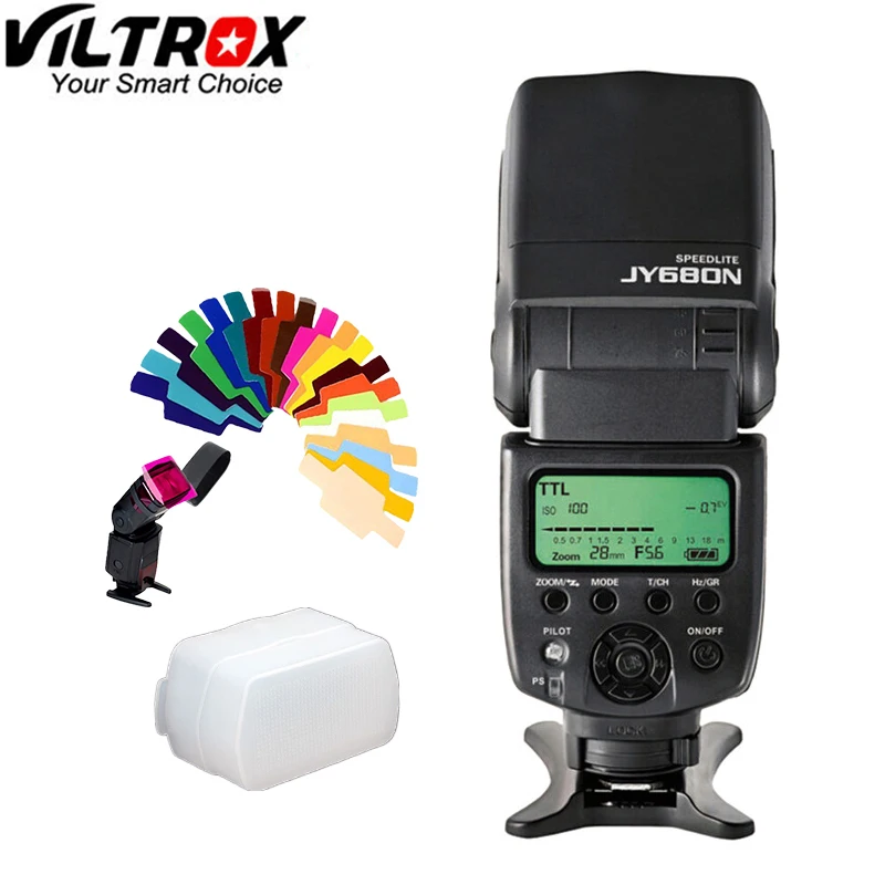 VILTROX JY 680N LCD i TTL Flash Speedlite For Nikon D5100 D5200 D3100